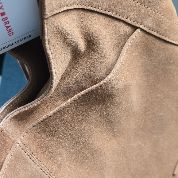 Lucky Brand Brown Suede Fringe Hobo Bag NWT - Picture 7 of 13